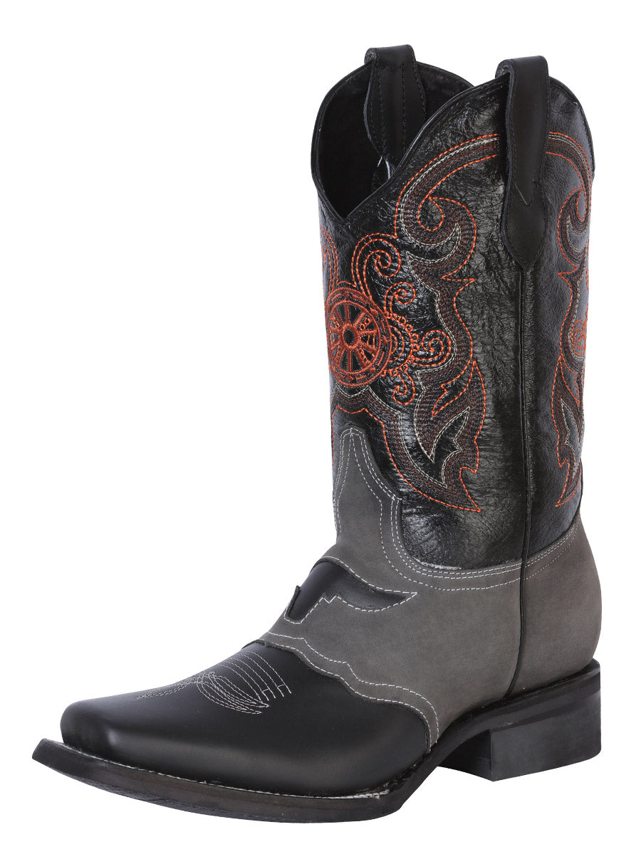 BOTA RODEO  EDICION LIMITADA EL GENERAL EDL-03-27 CRAZY/CRAZY NEGRO/GRIS