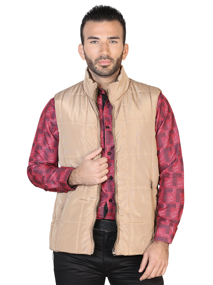 CHALECO CASUAL EL GENERAL 2019-212 100% POLYESTER KHAKI