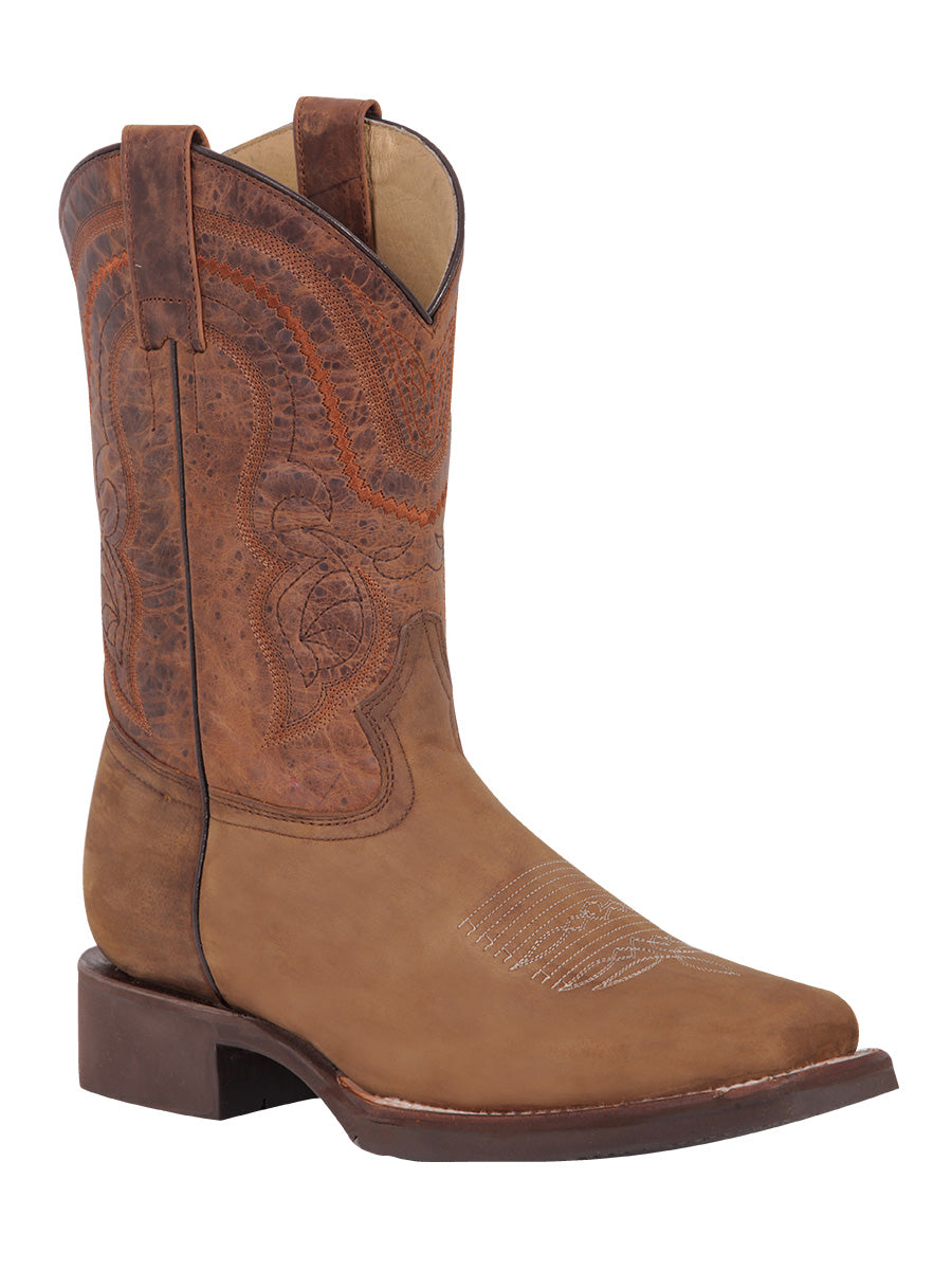 BOTA RODEO  EL GENERAL POLY-ATL-39 PIEL BOVINO CRAZY TAN