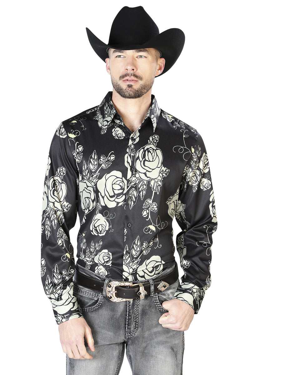 Casual Shirt L/ Sleeve El Señor de los Cielos  97%Polyester 3%Lycra IVORY