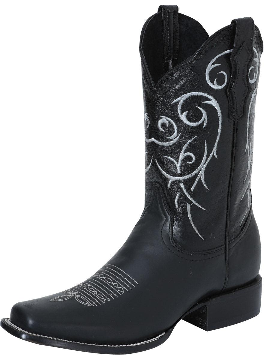 BOTA RODEO  EL SEÑOR DE LOS CIELOS SR-18-39 PIEL CRAZY NEGRO