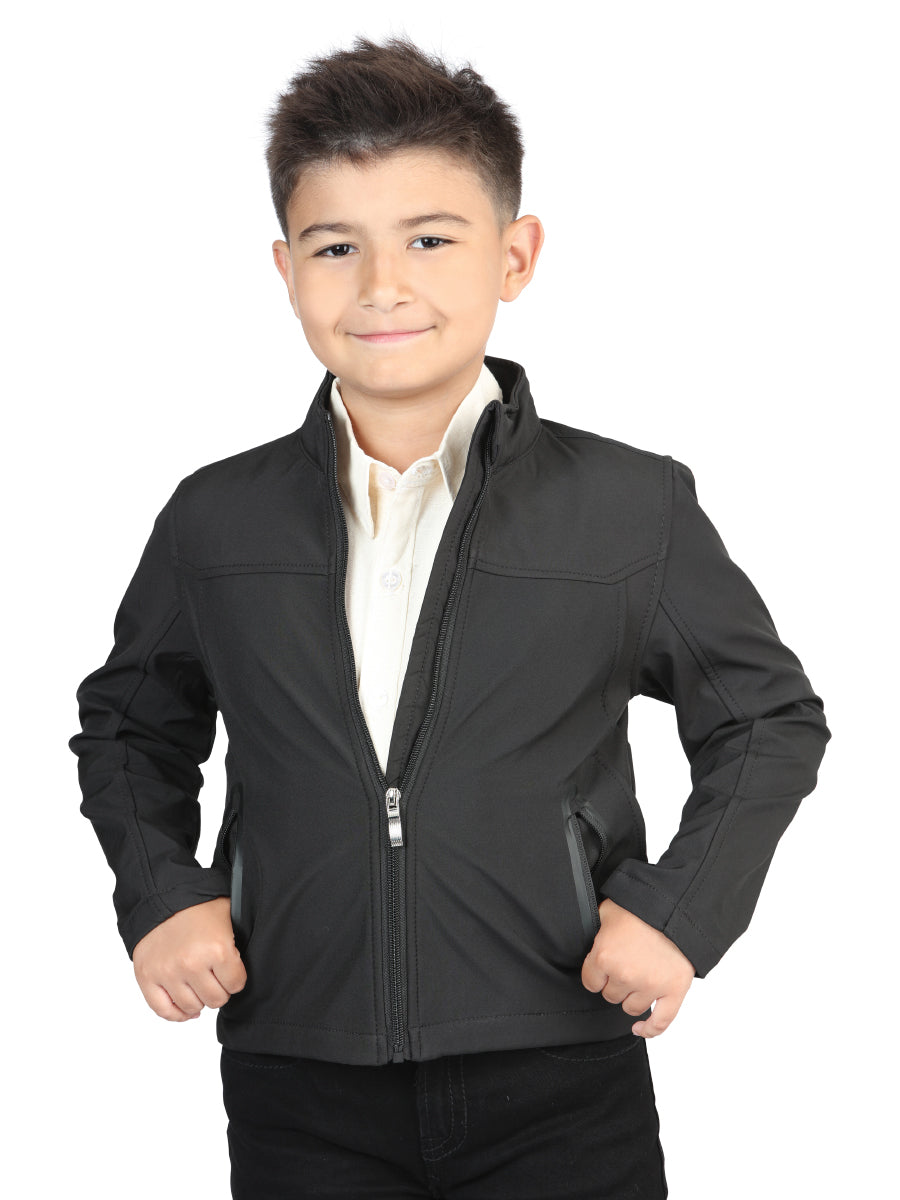 JACKET NIÑO/A CENTENARIO NB.3 100% POLYESTER #177- NEGRO